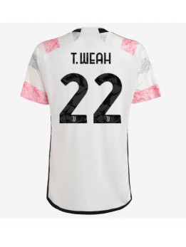 Moški Nogometna dresi replika Juventus Timothy Weah #22 Gostujoči 2023-24 Kratek rokav